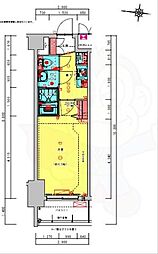 プレデコート西京極 1Kの間取図画像