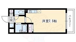 プレサンス京都清水 1Kの間取図画像
