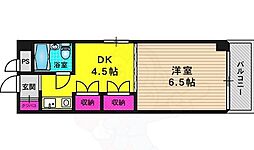 コーポ藤井 1DKの間取図画像