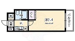ルミネスプラザ 1Kの間取図画像