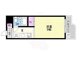 メゾン・ド・パプリカ ワンルームの間取図画像