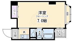 FLAT136 1Kの間取図画像