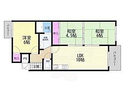 ラ・シュベール三浦 3LDKの間取図画像