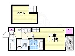 ハーモニーテラス深草佐野屋敷町 2階
