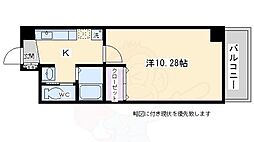 メディナ三条室町 1Kの間取図画像
