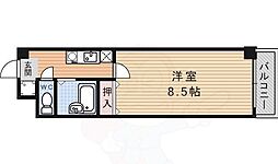 レ・タン・ドゥ・ラ・メールCK4 1Kの間取図画像