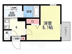 CREA TERRACE椥辻 (旧:MELDIA椥辻) 1階/-