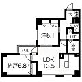 コモド御所南2階14.1万円