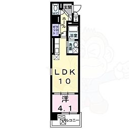 SHICATACHAMBRETTES1 1LDKの間取図画像