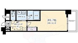 アスヴェル京都市役所前3 1Kの間取図画像