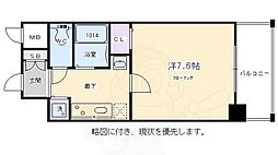 アクアプレイス京都二条城 1Kの間取図画像