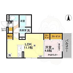GRAMM西衣手町 2階/-