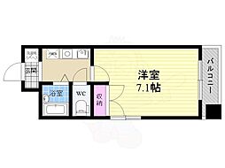 ソレイユ 1Kの間取図画像