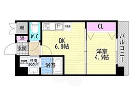 ベラジオ京都烏丸十条2 2階/-