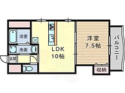 ファネージオ 1LDKの間取図画像