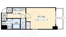 グランドパレス大宮五条 1Kの間取図画像