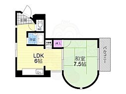 マウンテンヴィレッジ 1LDKの間取図画像