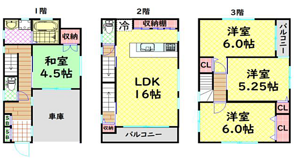 間取りを拡大表示