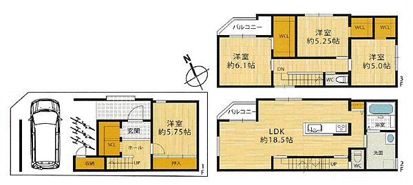 間取りを拡大表示