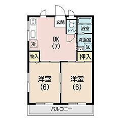 物件の間取り