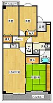 アンリハイツ  ｜ 大阪府八尾市北本町2丁目（賃貸マンション3LDK・3階・67.64㎡） その2