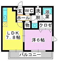 グランマキ室見II 201 ｜ 福岡県福岡市早良区室見４丁目（賃貸アパート1LDK・2階・34.80㎡） その2