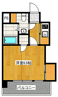 エステート・モア博多グランＢ棟 721｜福岡県福岡市博多区美野島１丁目(賃貸マンション1K・7階・18.92㎡)の写真 その2