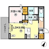 トリシア博多麦野　壱番館 305 ｜ 福岡県福岡市博多区麦野２丁目（賃貸アパート1LDK・3階・32.80㎡） その2