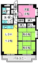 エクセレント下山門III 202 ｜ 福岡県福岡市西区下山門２丁目（賃貸マンション3LDK・2階・70.40㎡） その2