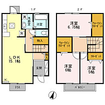 ユニヴェール　B棟 106 ｜ 福岡県福岡市西区今宿３丁目34-17（賃貸テラスハウス3LDK・1階・88.95㎡） その2