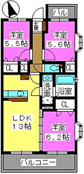 間取図画像 3LDK