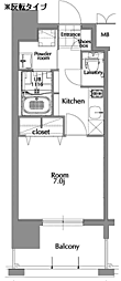 エンクレスト県庁前 1Kの間取図画像