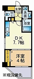 TAISHOKANLaBalconata 1DKの間取図画像