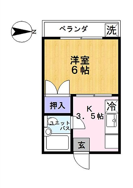 東京都足立区大谷田５丁目(賃貸マンション1K・1階・19.44㎡)の写真 その2