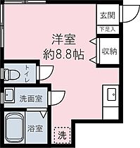 東京都板橋区仲宿18-6（賃貸アパート1R・1階・21.79㎡） その2