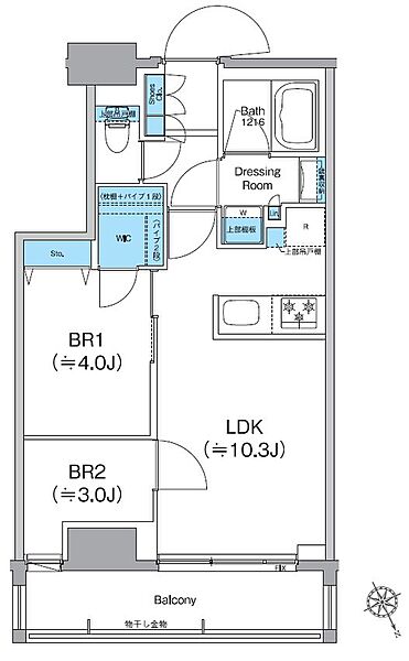 クレヴィアリグゼ日暮里根岸 ｜東京都台東区根岸2丁目(賃貸マンション2LDK・9階・40.52㎡)の写真 その1