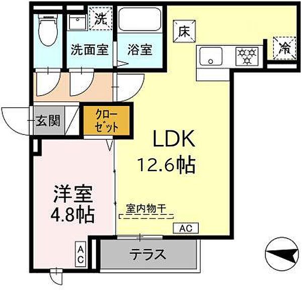 グラナーデ西亀有 101｜東京都葛飾区西亀有3丁目(賃貸アパート1LDK・1階・40.13㎡)の写真 その1