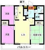 埼玉県川口市上青木2丁目（賃貸マンション3LDK・2階・60.29㎡） その2