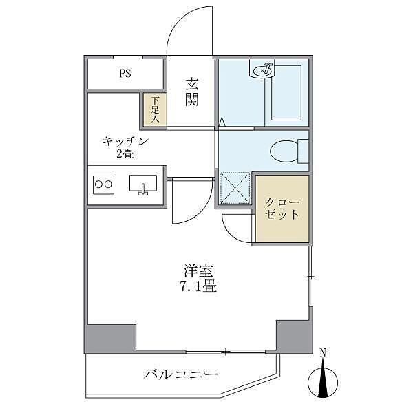 ＫＤＸレジデンス小豆沢 ｜東京都板橋区小豆沢1丁目(賃貸マンション1K・5階・22.96㎡)の写真 その2