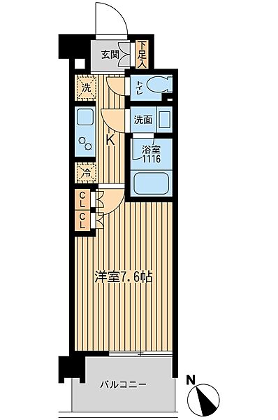 BLESS上池袋 508｜東京都豊島区上池袋3丁目(賃貸マンション1K・5階・25.18㎡)の写真 その2