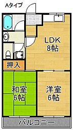 間取図画像 2DK