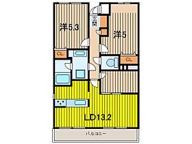 Sun Field与野 102 ｜ 埼玉県さいたま市中央区新中里５丁目11-16（賃貸マンション2LDK・1階・66.17㎡） その2