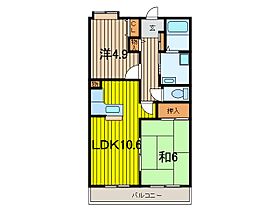 コーポレート東浦和2号館 102 ｜ 埼玉県さいたま市緑区東浦和２丁目12-6（賃貸アパート2LDK・1階・57.30㎡） その2