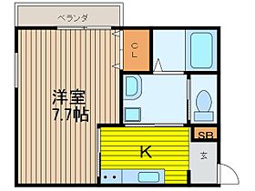 イーグル与野本町　A棟 102 ｜ 埼玉県さいたま市中央区鈴谷７丁目9-20-2（賃貸アパート1K・1階・24.84㎡） その2