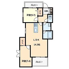 物件の間取り