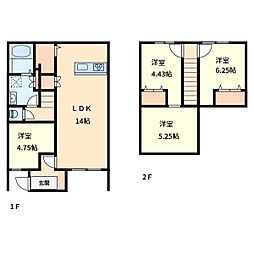 PROS TERRACE SOUTH 4LDKの間取図画像