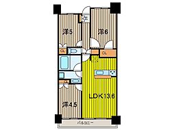 アベニューレジデンス 3LDKの間取図画像