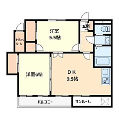 物件の間取り