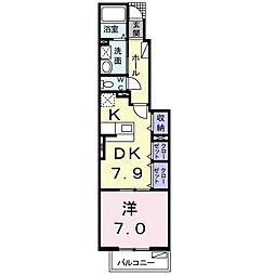 間取図画像 1DK