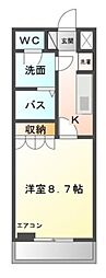 間取図画像 1K